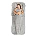 Klymit Nest Sleeping Bag Liner, 1-Person Sleeping Bag Insert, Gray, L - Image 2