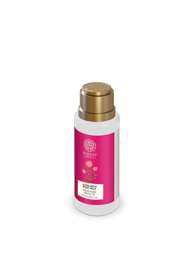 Forest Essentials Ultra Rich Body Lotion, Indian Rose Absolute, 50ml - Image 2