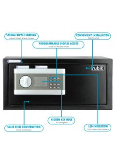 Safe Box with Digital Keypad and Key Lock for A4 Documents Laptop Camera Cash Jewelry Home Office Hotel Security Locker (Size, 20x43x35cm) White - pzsku/Z40D33A6AC268A4040301Z/45/_/1702453839/f0e3ca86-13ae-4976-81a4-25d22b1bd986