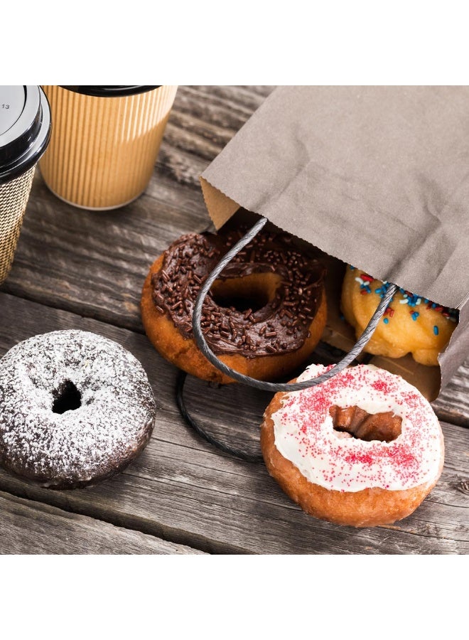 Restaurantware Saving Nature 15.9 x 9.8 x 17.3 Inch Shopping Bags, 100 Large Retail Bags With Handles - Sustainable, Durable, Black Paper Merchandise Bags, For Wedding, Birthday Party Favor - Image 3