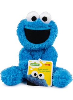 GUND GUND Sesame Street Official Cookie Monster Take Along Buddy 13'' Polyester Plushie Stuffed Kids Toy  - Image 1