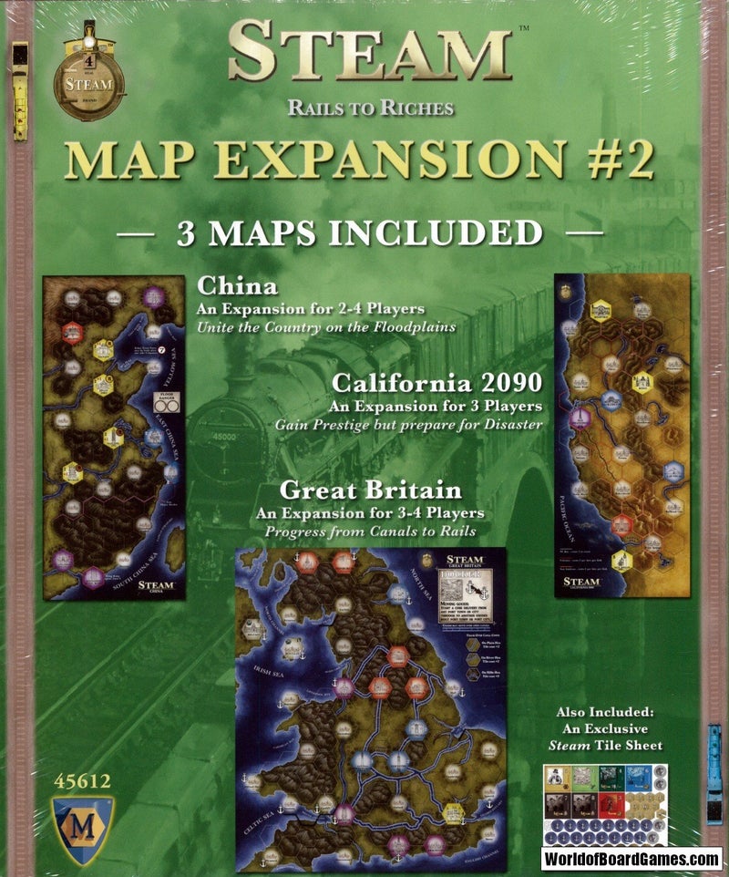 Mayfair Games Steam Expansion #2 - Image 1