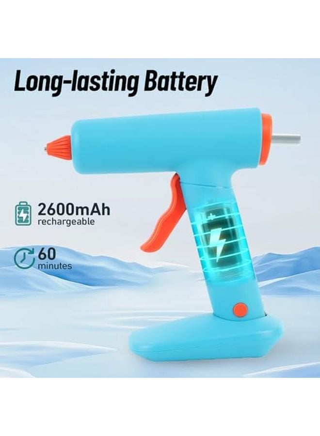 Cordless Hot Glue Gun 20W Fast Heating Rechargeable Type C Crafting Home Repairs - Image 5