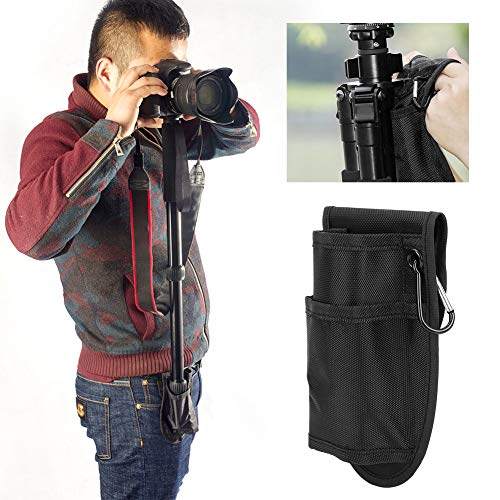 FASJ Monopod Waist Case Monopod Waist Bag Camera Waist Bag Temporary Storage Bag Monopod Pouch Case Portable for Travel Supporting DSLR Camera Monopod - Image 2