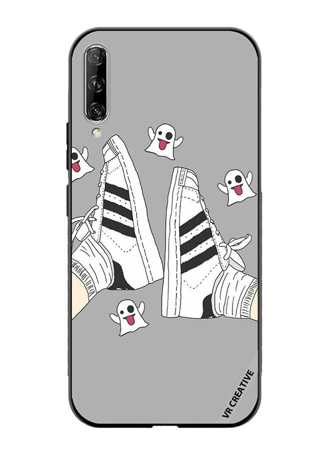 VR CREATIVE Protective Case Cover For Huawei Nova Y9S Black & White Shoe Design Multicolour - Image 1