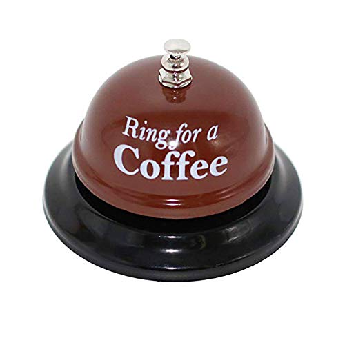 KiaoTime Desk Kitchen Bar Counter Top Service Call Bell Ring for Coffee, Desk Top Bell Ring for Service Call, Stage Hens Party Wedding Accessory - Image 1