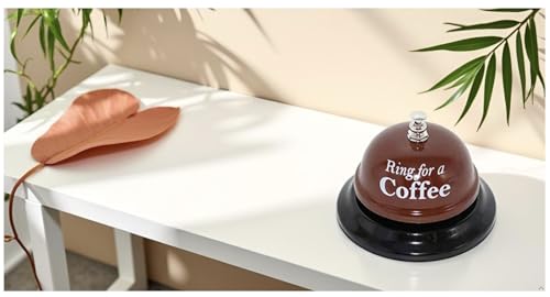 KiaoTime Desk Kitchen Bar Counter Top Service Call Bell Ring for Coffee, Desk Top Bell Ring for Service Call, Stage Hens Party Wedding Accessory - Image 5