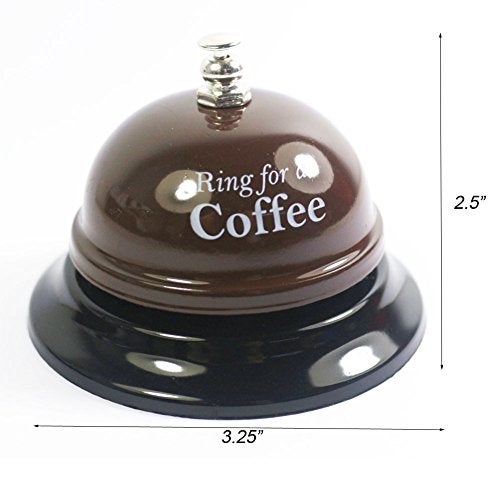 KiaoTime Desk Kitchen Bar Counter Top Service Call Bell Ring for Coffee, Desk Top Bell Ring for Service Call, Stage Hens Party Wedding Accessory - Image 3