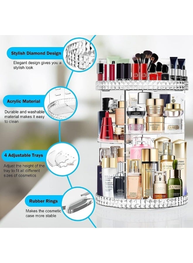 Rotating Makeup Organizer 7 Adjustable Layers To Organize Cosmetics - Image 5