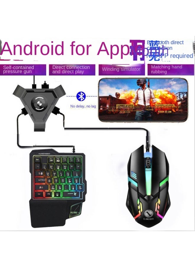 Hand Tour Android Chicken Keyboard Mouse Set Mobile Game Peripherals Chicken Throne - Image 2