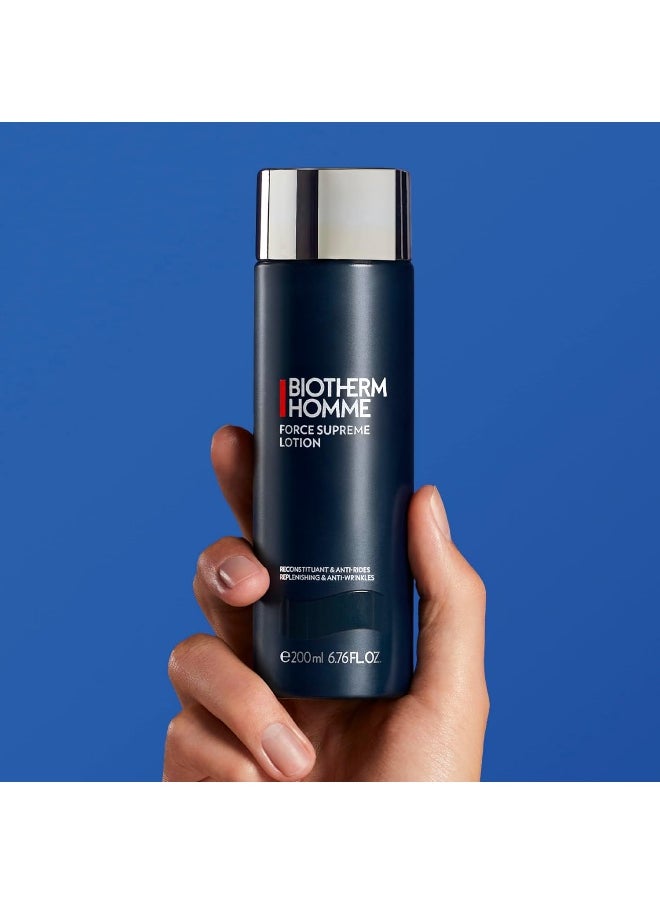 BIOTHERM Homme Force Supreme Lotion, Replenishing & Anti-Aging Face Lotion For Men With Pro-Xylane And Cedar Bud Extract, Firms And Tones The Skin, Helps Reduces Signs Of Aging, 6.76 Fl. Oz.  - Image 3