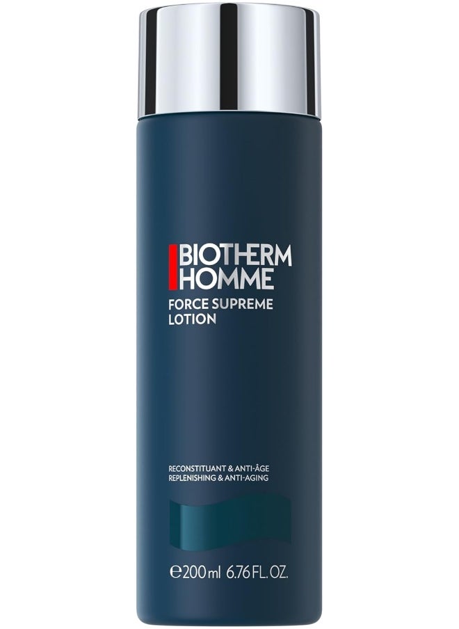 BIOTHERM Homme Force Supreme Lotion, Replenishing & Anti-Aging Face Lotion For Men With Pro-Xylane And Cedar Bud Extract, Firms And Tones The Skin, Helps Reduces Signs Of Aging, 6.76 Fl. Oz.  - Image 1