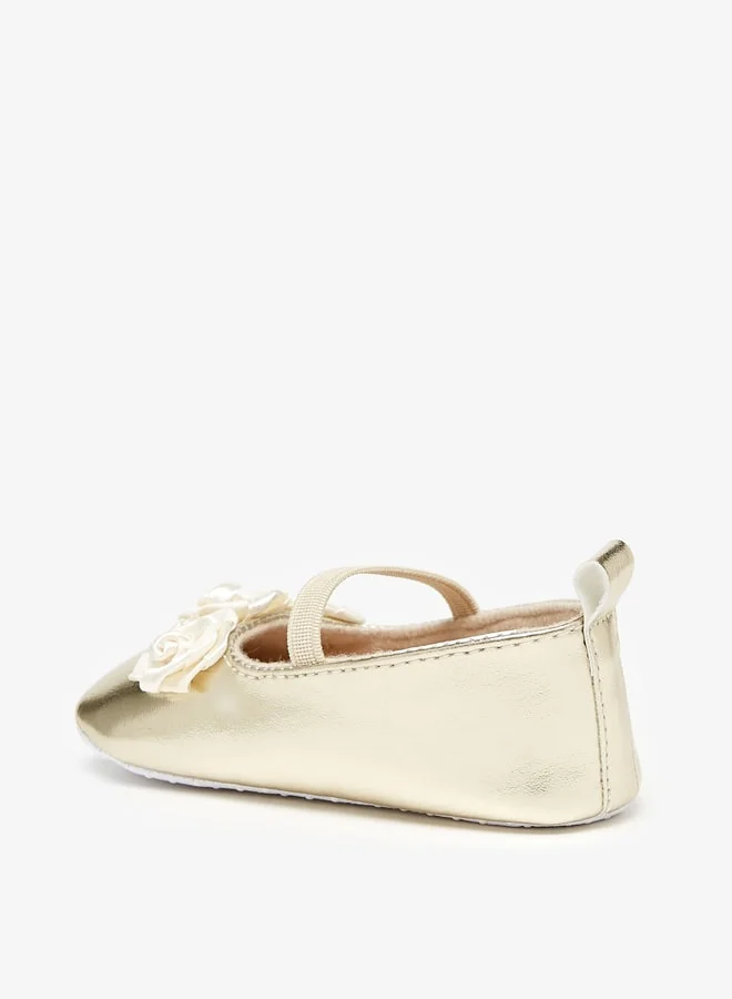 Flora Bella By Shoexpress Girl's Floral Detail Ballerina Booties