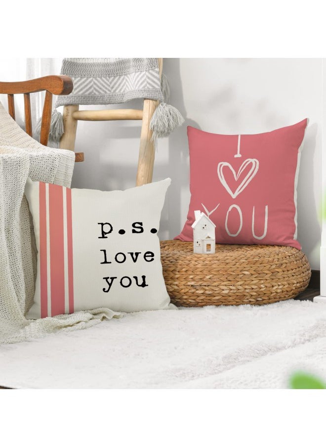 Letter Print Cushion Cover, 45 x 45 cm, Set of 4, Simple Modern Style Home Pillow Cover, Cover Suitable for Sofa, Home, Car Linen Art Cushion Protector - pzsku/Z40D3EC5993F1CD2F37E4Z/45/_/1704452477/03ba3fd2-e54b-4198-9931-1165afc555e1