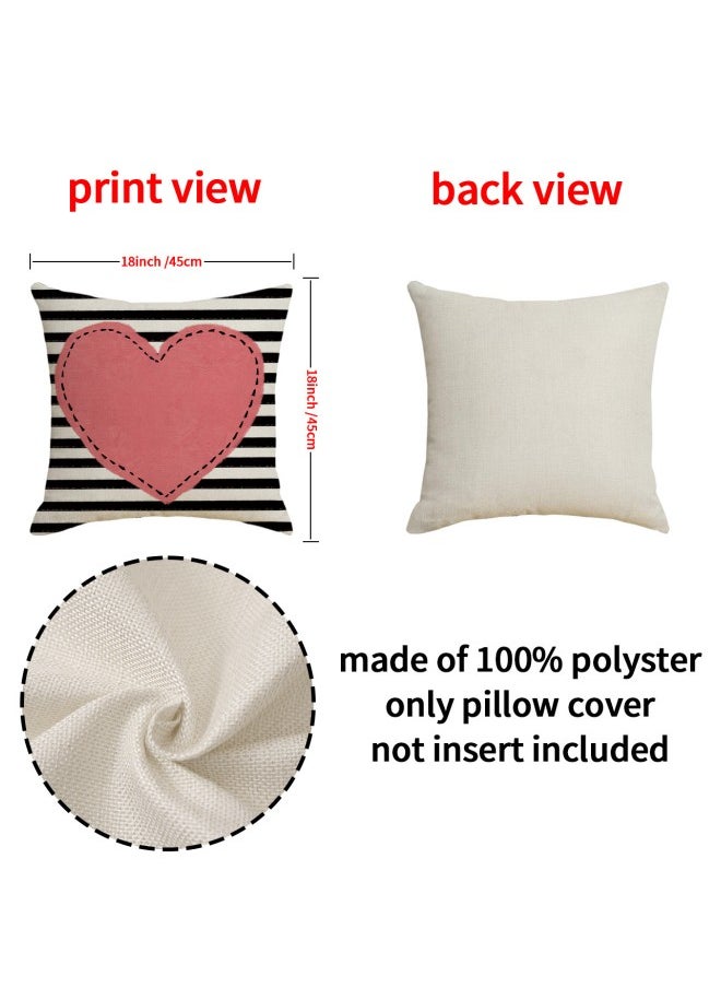 Letter Print Cushion Cover, 45 x 45 cm, Set of 4, Simple Modern Style Home Pillow Cover, Cover Suitable for Sofa, Home, Car Linen Art Cushion Protector - pzsku/Z40D3EC5993F1CD2F37E4Z/45/_/1704452481/9eb712ee-604b-4d62-9f7e-ae82e9e440cd