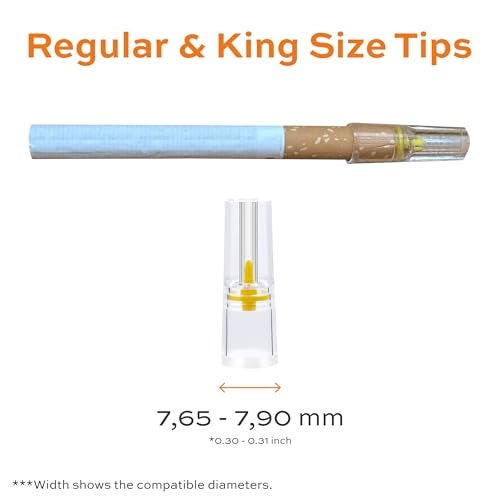 Tarbust 360 Cigarette Filters That Remove Tar and Chemicals, Reusable Filter Tips, Tar Blockers, Smart Filters for Cigarettes Tips, Regular & King Size - Image 4