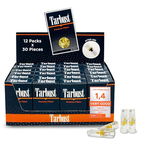 Tarbust 360 Cigarette Filters That Remove Tar and Chemicals, Reusable Filter Tips, Tar Blockers, Smart Filters for Cigarettes Tips, Regular & King Size - Image 1