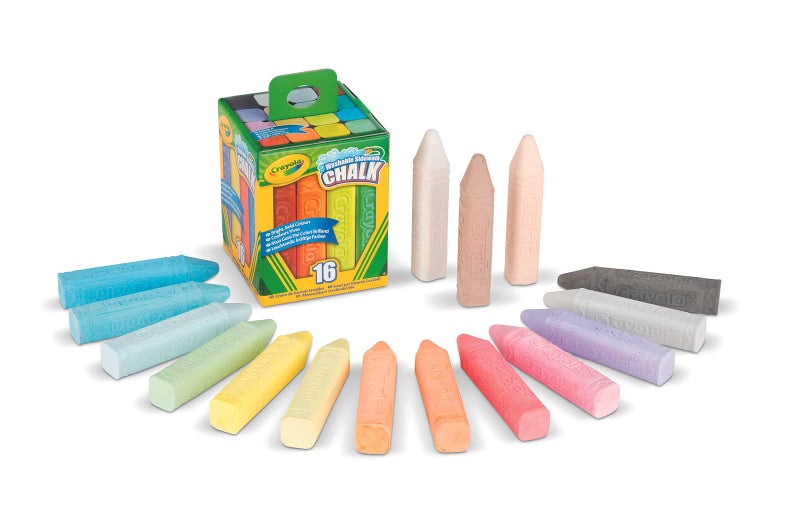 Crayola Washable Large Sidewalk Chalk - Image 1