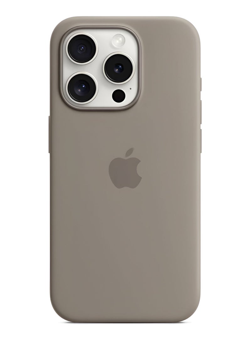 Silicone Case for iPhone 15 Pro - With MagSafe Support and Strong Protection