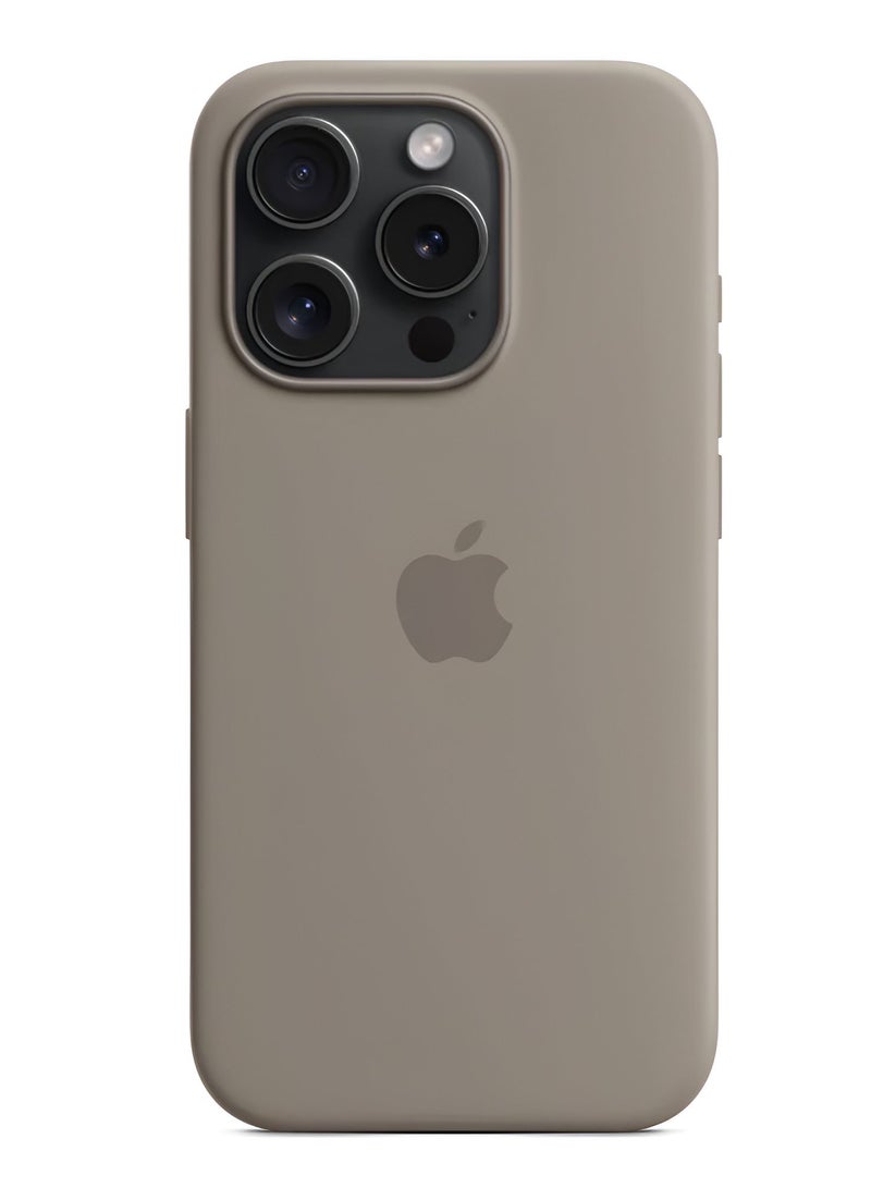 Silicone Case for iPhone 15 Pro - With MagSafe Support and Strong Protection