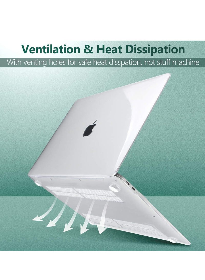 Protective Case Cover With Keyboard Skin For Apple MacBook Pro With And Without Touch Bar 13 (2018) - Image 2