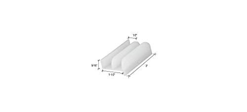 CRL 1-1/2" Sliding Shower Door Bottom Guide - Image 2