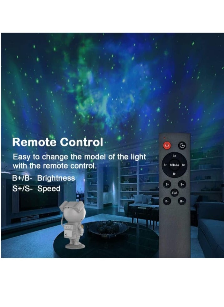 Shopping Point - Galaxy Star Projector – Astronaut LED Night Light with Magnetic Head & Remote Control for Aesthetic Room Decor - Image 1
