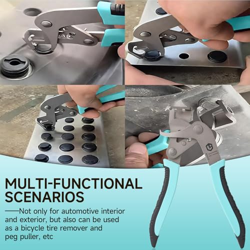 MUADUTYY Car Clip Pliers and Disassembly Tools, Multi-Functional Automotive Snap Pliers, Cable Cutting Tool, Easy to Remove Fasteners, Clips, Buckles and Rivets, Open The Panels Without Damage - Image 5