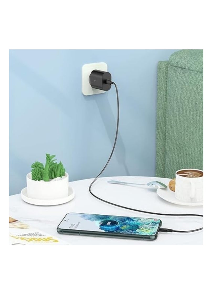 سامسونج شاحن سريع فائق 25 واط PD USB-C - أسود - Image 4