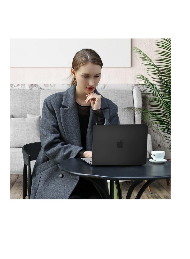 Generic Compatible For MacBook Pro 14 Inch Case 2023 2022 2021 Release M3 A2918 A2992 M2 A2779 M1 A2442 Pro Protective Plastic Hard Shell Case Cover Color Black  - Image 4