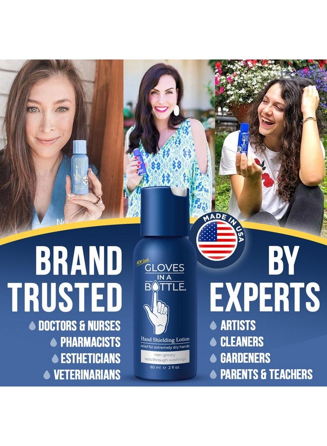 Gloves In A Bottle Gloves In A Bottle Shielding Lotion - GREAT for Dry Itchy Skin! Grease-less and Scent FREE! (2oz-60ml) - Image 4