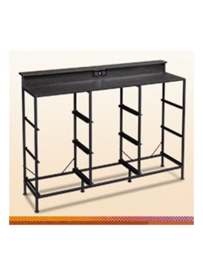 زي سي إم - هابي خزانة تخزين ذات تسعة أدراج لغرفة المنزل الداخلية، مقاس 47 بوصة، لون أسود - Image 5