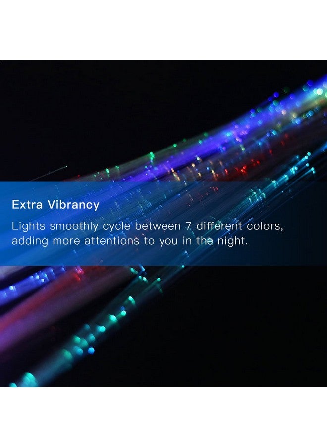 Novelty Place 12Pcs Led Light Hair Barrettes Led Light Hair Extension With Clip Bar Dancing Hairpin Lightup Party Favor Set Alternating Changing Colors (14 Inch) - Image 3