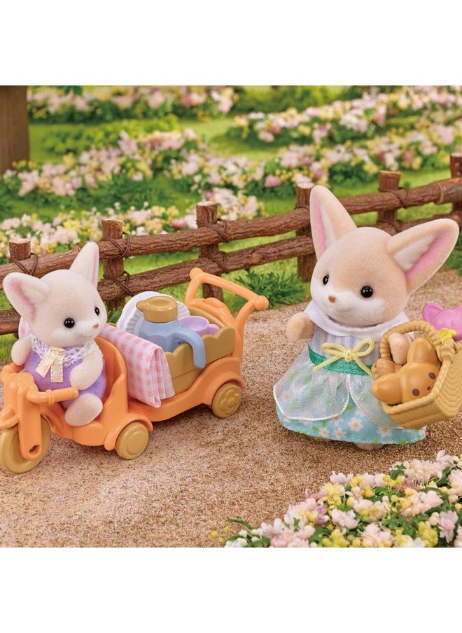 Calico Critters Calico Critters Sunny Picnic Set - Fennec Fox Sister & Baby, Doll Playset with Figures and Accessories  - Image 5