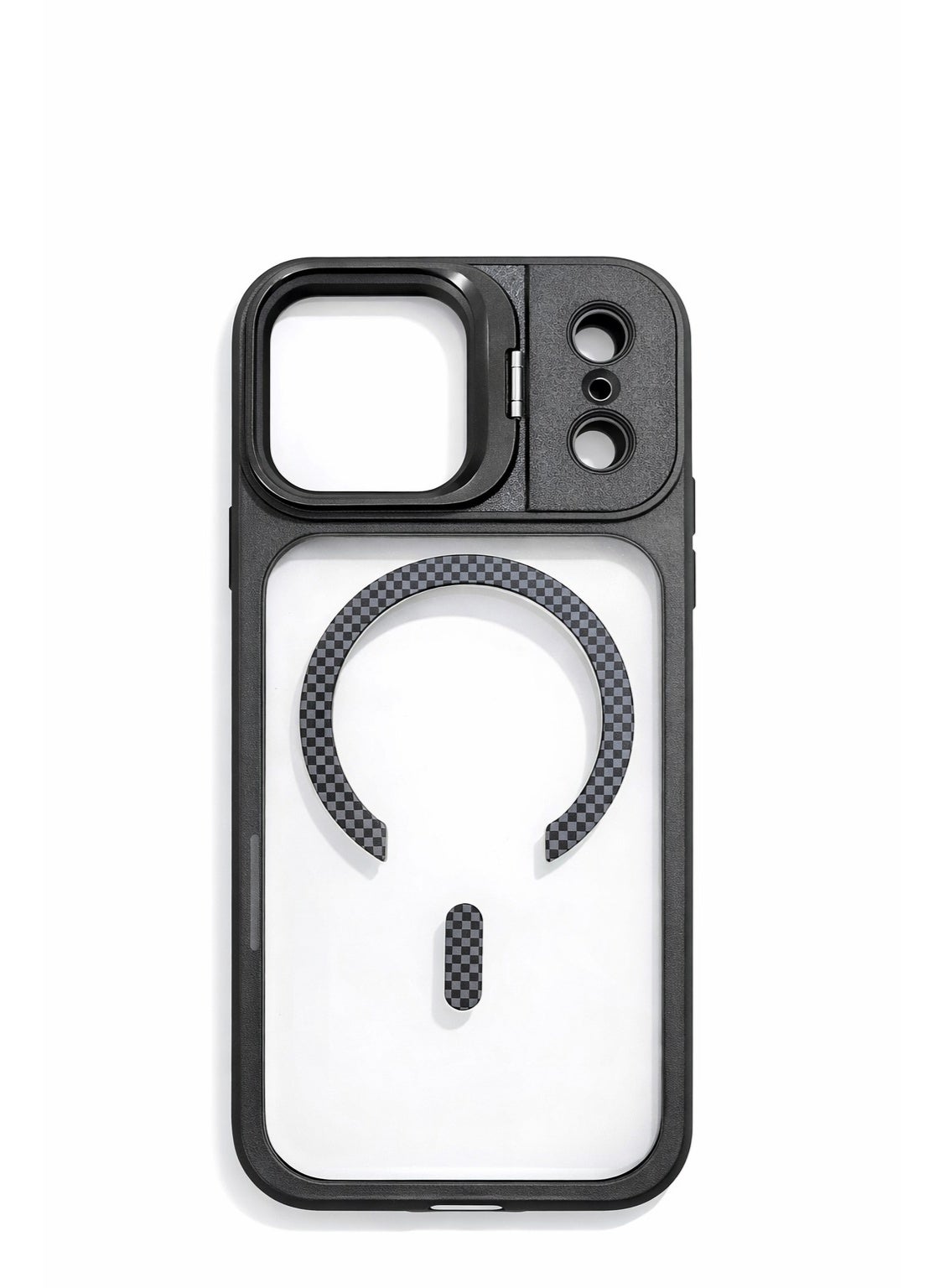 VR CREATIVE Rugged MagSafe Protective Case for Apple iPhone 17 Pro Max with Sliding Camera Cover, Shockproof Design, Wireless Charging Compatible – Black
