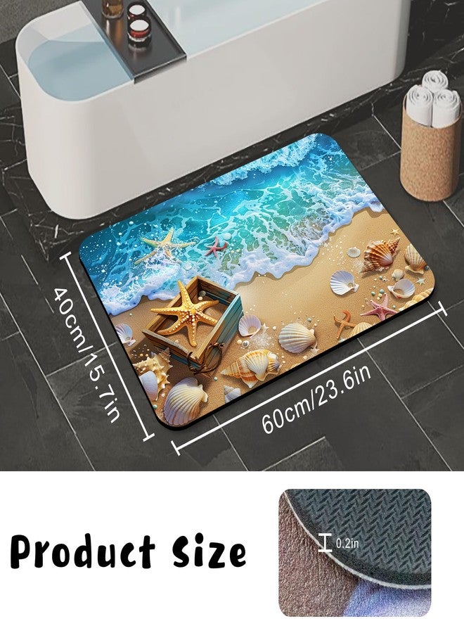 YCTMALL Bathroom Rugs Non Slip Quick Dry Bath mat Rubber Bathroom mat, Super Absorbent Bath mat, Washable Bathroom mat Bath Rugs, Shower Mat Bath Mats for Bath Floor, 15.7x23.6in, Dolphin - Image 5
