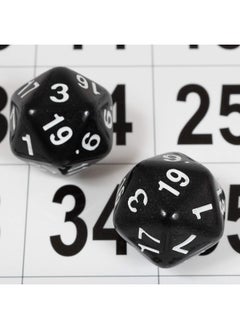 Learning Advantage LEARNING ADVANTAGE Polyhedra Dice - 20 Sides - Set of 12 - Hands-on Math Manipulative - Teach Early Numeracy - Math Games for Kids  - Image 1