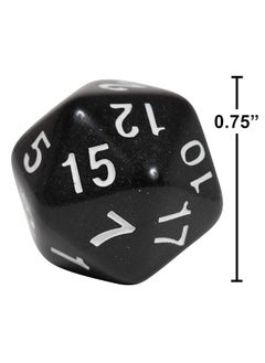 Learning Advantage LEARNING ADVANTAGE Polyhedra Dice - 20 Sides - Set of 12 - Hands-on Math Manipulative - Teach Early Numeracy - Math Games for Kids  - Image 4