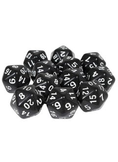 Learning Advantage LEARNING ADVANTAGE Polyhedra Dice - 20 Sides - Set of 12 - Hands-on Math Manipulative - Teach Early Numeracy - Math Games for Kids  - Image 5