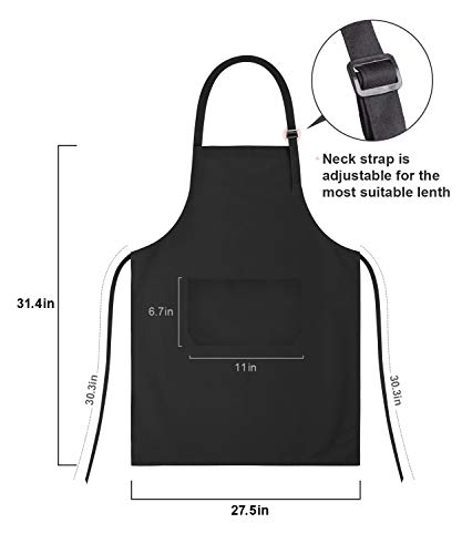 Genrics Couple Aprons for Cooking-The Boss The Real Boss Apron Set Funny Adjustable Baking Aprons His and Her Engagement Anniversary Wedding Valentines Day Bridal Shower Gift - Image 5