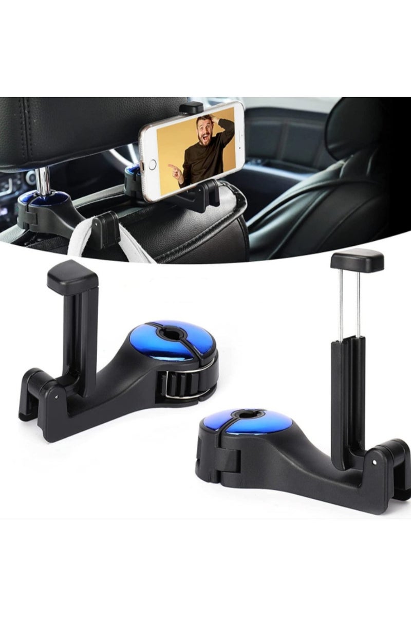 خطاف خلفي لمقعد السيارة، حامل عالمي، نوع القفل، خطاف خلفي للسيارة - Image 1