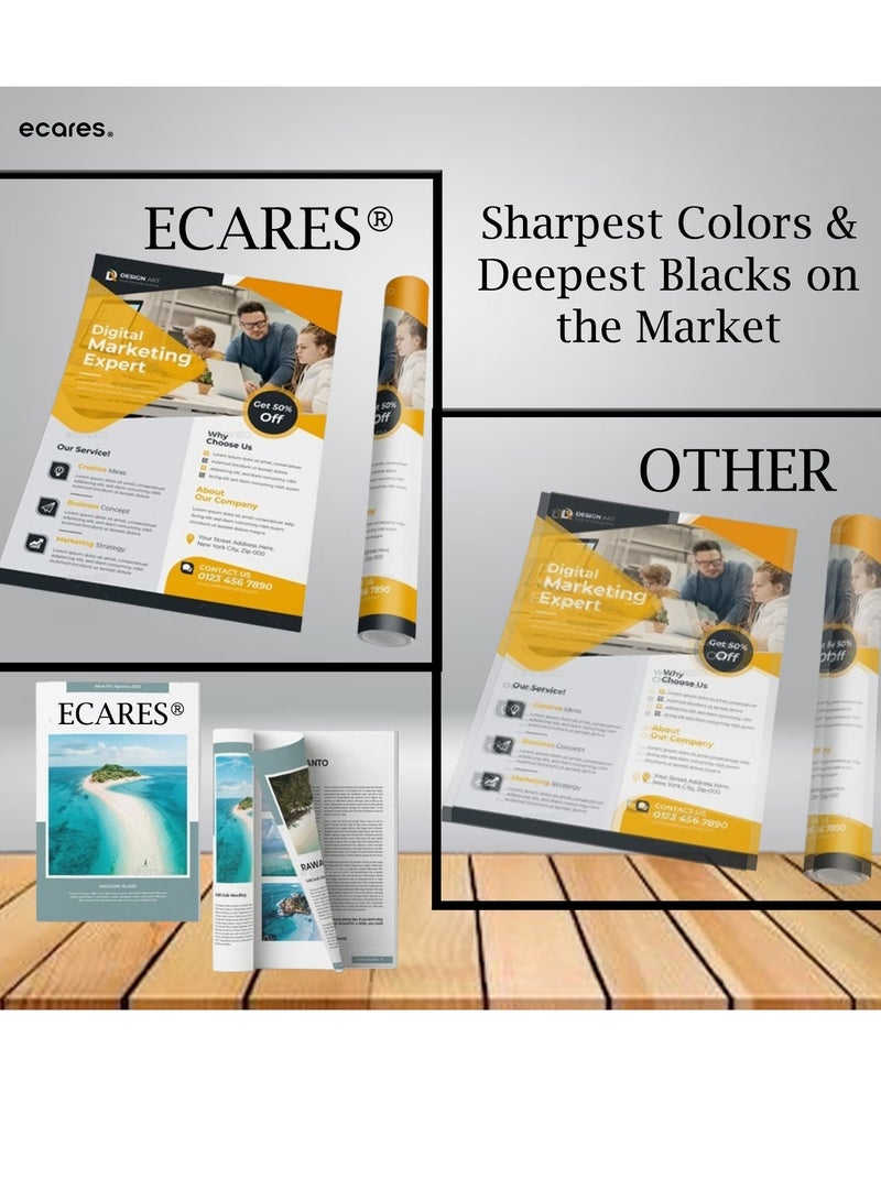 ECARES® Compatible Toner Cartridge Replacement for HP 126A CE310A  for HP Laserjet Pro CP1021 CP1025 CP1026nw LaserJet Pro 100 color MFP M175nw LaserJet Pro 200 M275NW (black) - Image 2