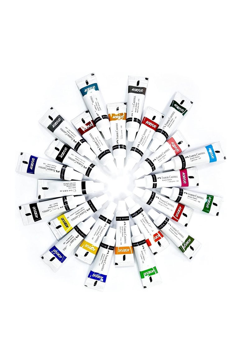 24-Piece Creative Studio Acrylic Colours
