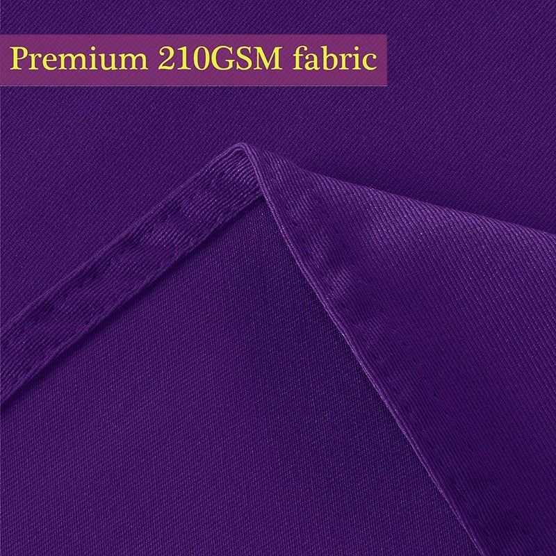 Obstal Temp fluctuation resistant crafted quality 210GSM Rectangle Table Cloth - Heavy Duty Water Proof Microfiber Tablecloth, Decorative Fabric Table Cover for Outdoor and Indoor Use (Violet, 60 x 144 Inch) Light durable upgraded substance - Image 3