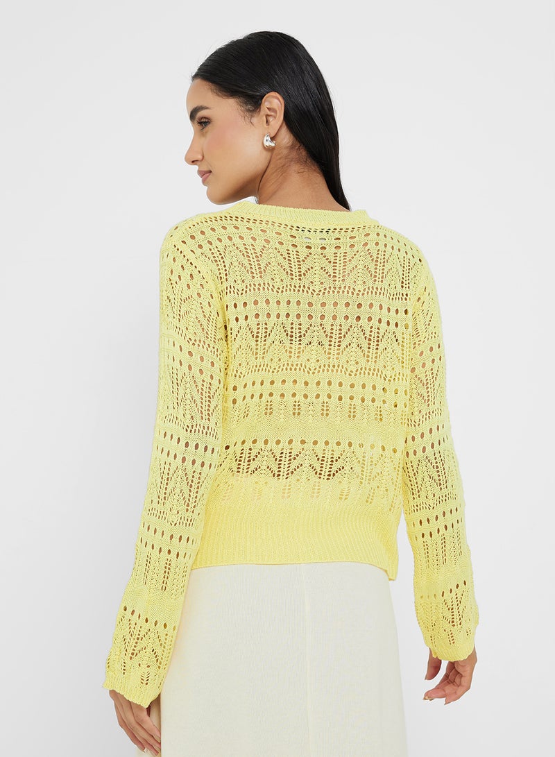 جينجر كنزة محبوكة مفتوحة - Image 2