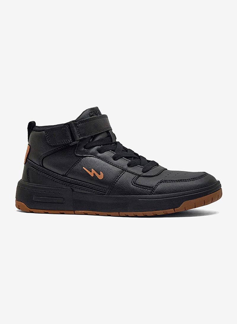 CAMPUS Men Flee Memory Extra Bounce Lace-Up Sneakers-Black - Image 1