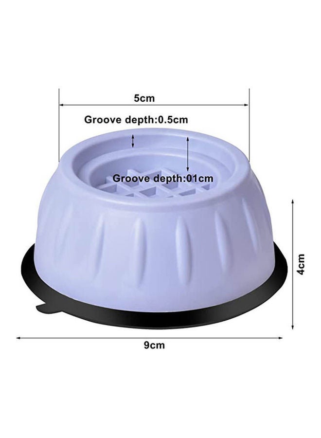 NIBEMINENT Washing Machine Feet,4Pcs Washer And Dryer Pads,Anti-Vibration Rubber Foot Pads Grey - Image 2