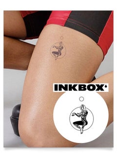 inkbox Inkbox Temporary Tattoos, Semi-Permanent Tattoo, One Premium Easy Long Lasting, Water-Resistant Temp Tattoo with For Now Ink - Lasts 1-2 Weeks, Attune, 3 x 3 in  - Image 1