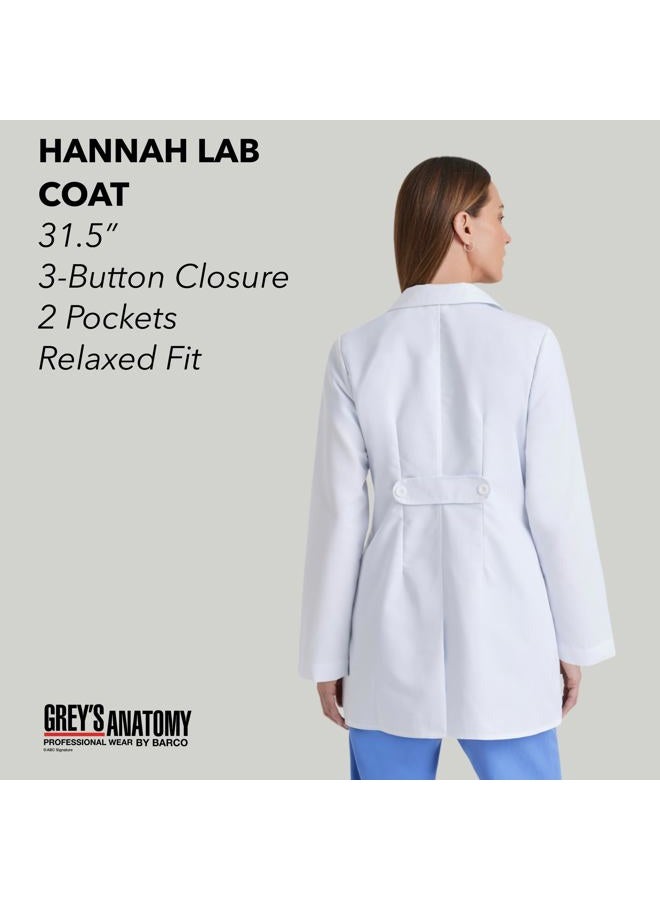 Barco Women's Grey'S Anatomy Missy 2 Pkt Lab Coat W/Back Tab Medium White - Image 2