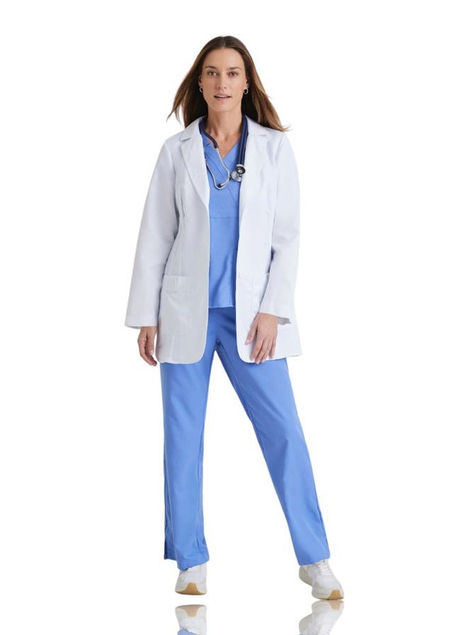 Barco Women's Grey'S Anatomy Missy 2 Pkt Lab Coat W/Back Tab Medium White - Image 4